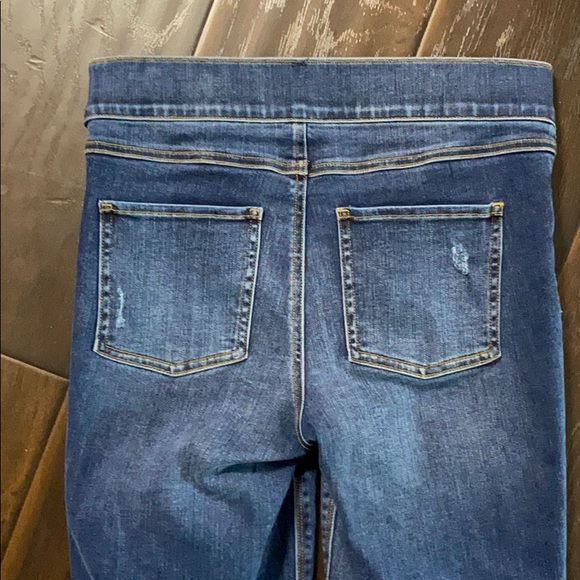 SOLD! SPANX Distressed Ankle Skinny Jeans sz S - Picture 7 of 9